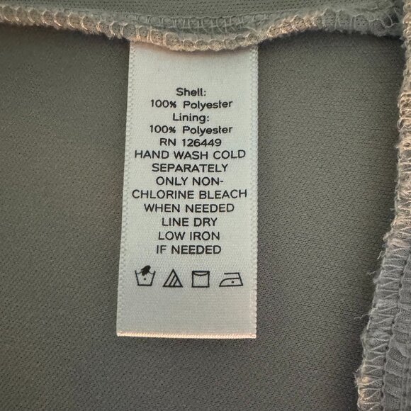 M by Marc Bouwer Ruffle Detail Silver Tunic, Small - Picture 6 of 7